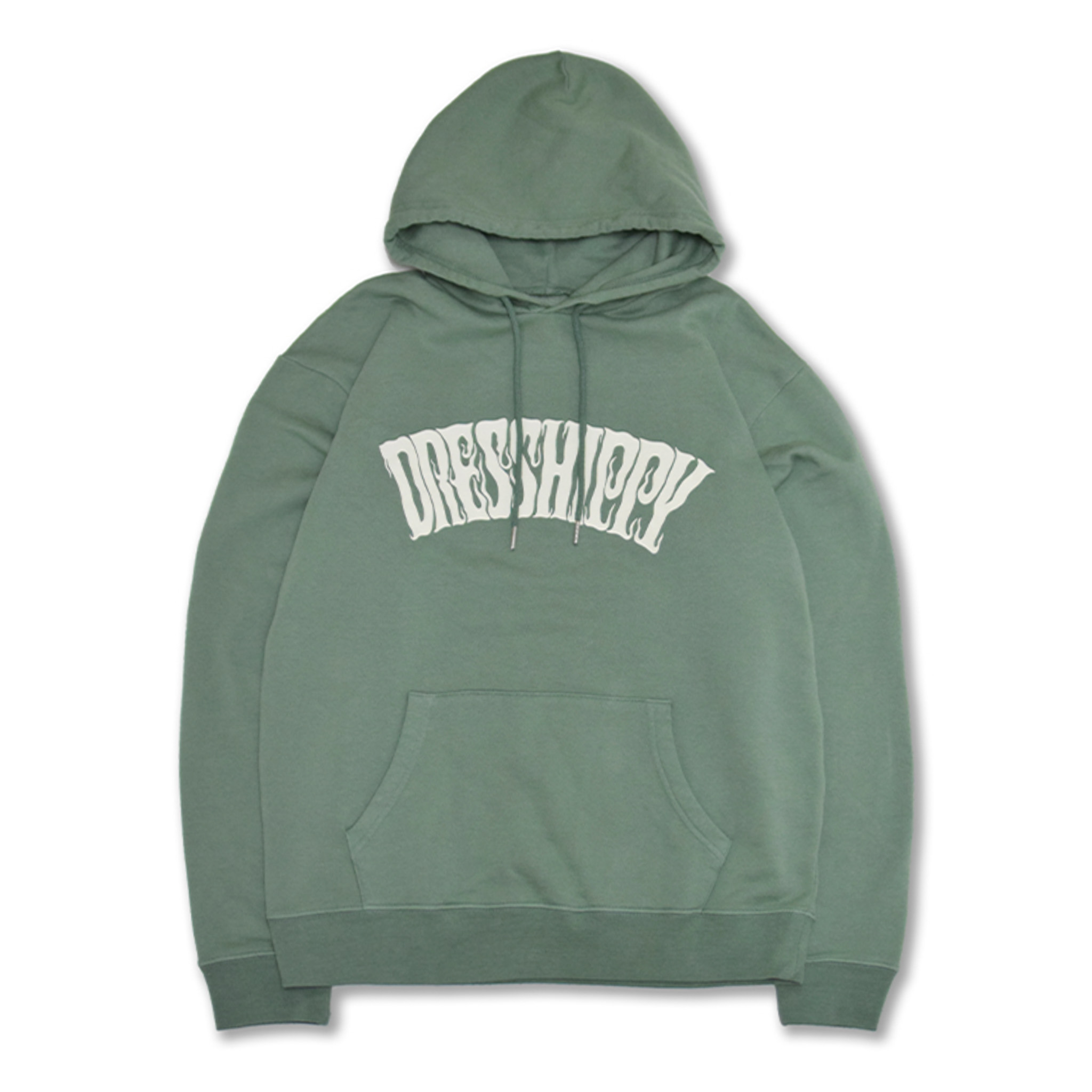 DRESS HIPPY/DH COLLEGE HOODED SWEAT (GREEN)