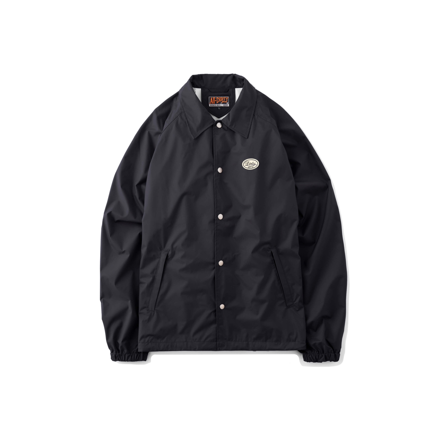 AT-DIRTY/WP COACH JACKET (BLACK)