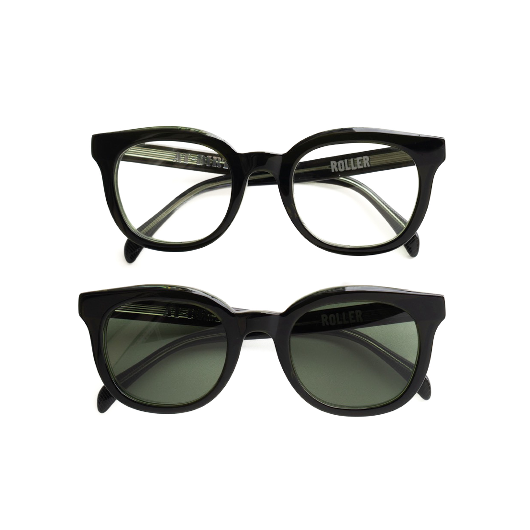 AT-DIRTY/WINDY SUNGLASSES （GREEN CLEAR）
