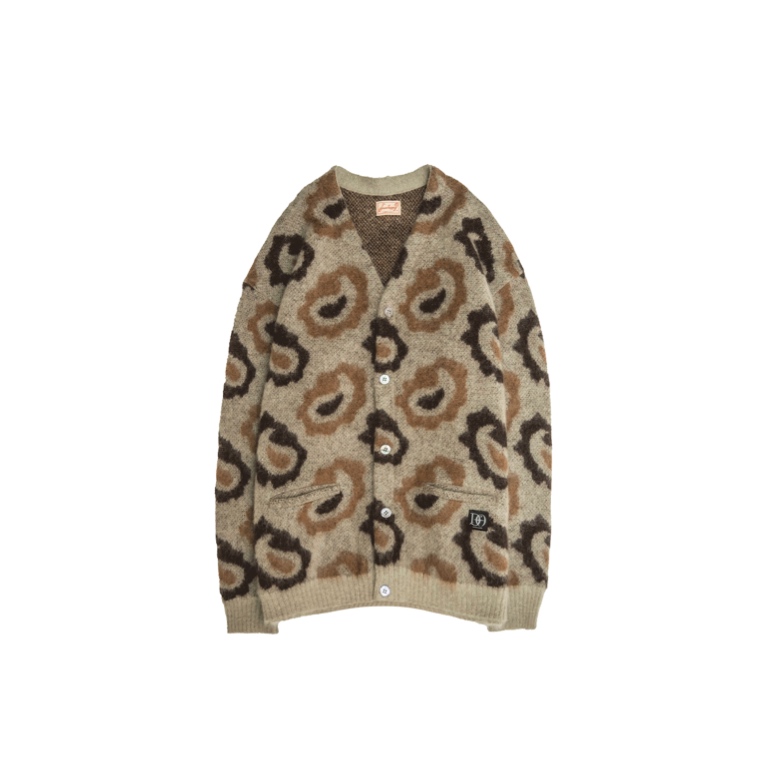 DRESS HIPPY/DH PAISLEY MOHAIR CARDIGAN (BEIGE)