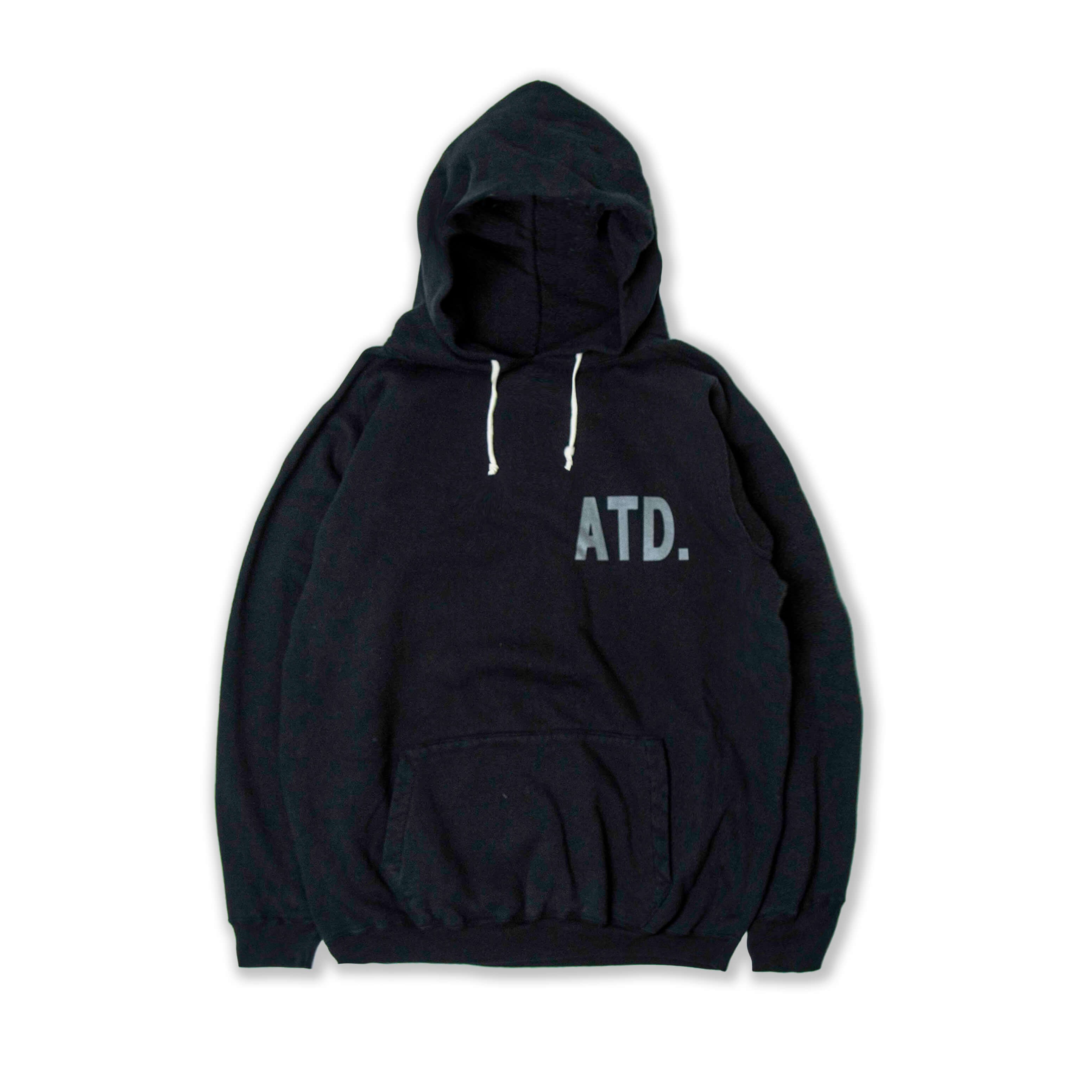 AT-DIRTY/BOLD ENGINE 2 HOODED SWEAT (BLACK)