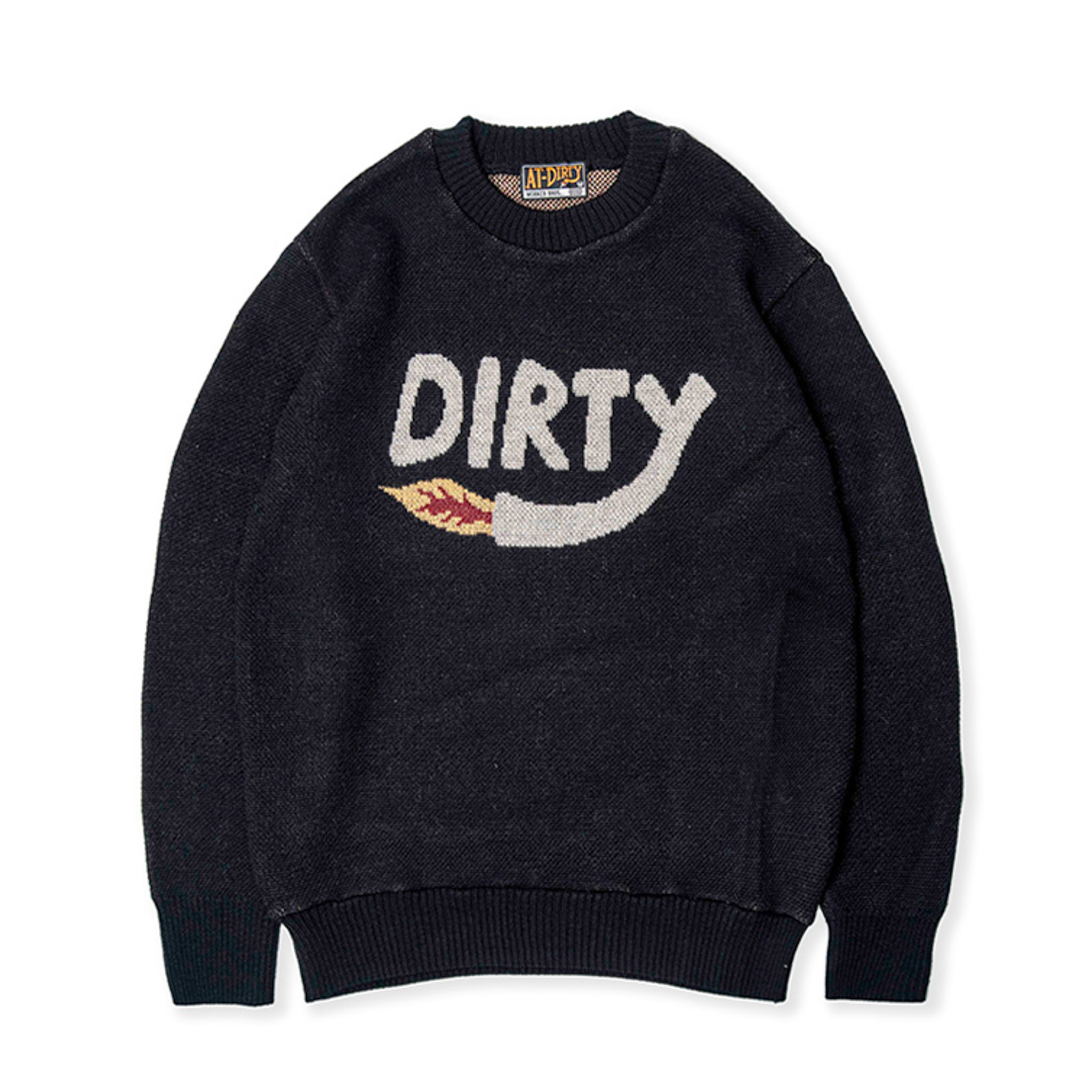 AT-DIRTY/DIRTY FIRE KNIT (BLACK)