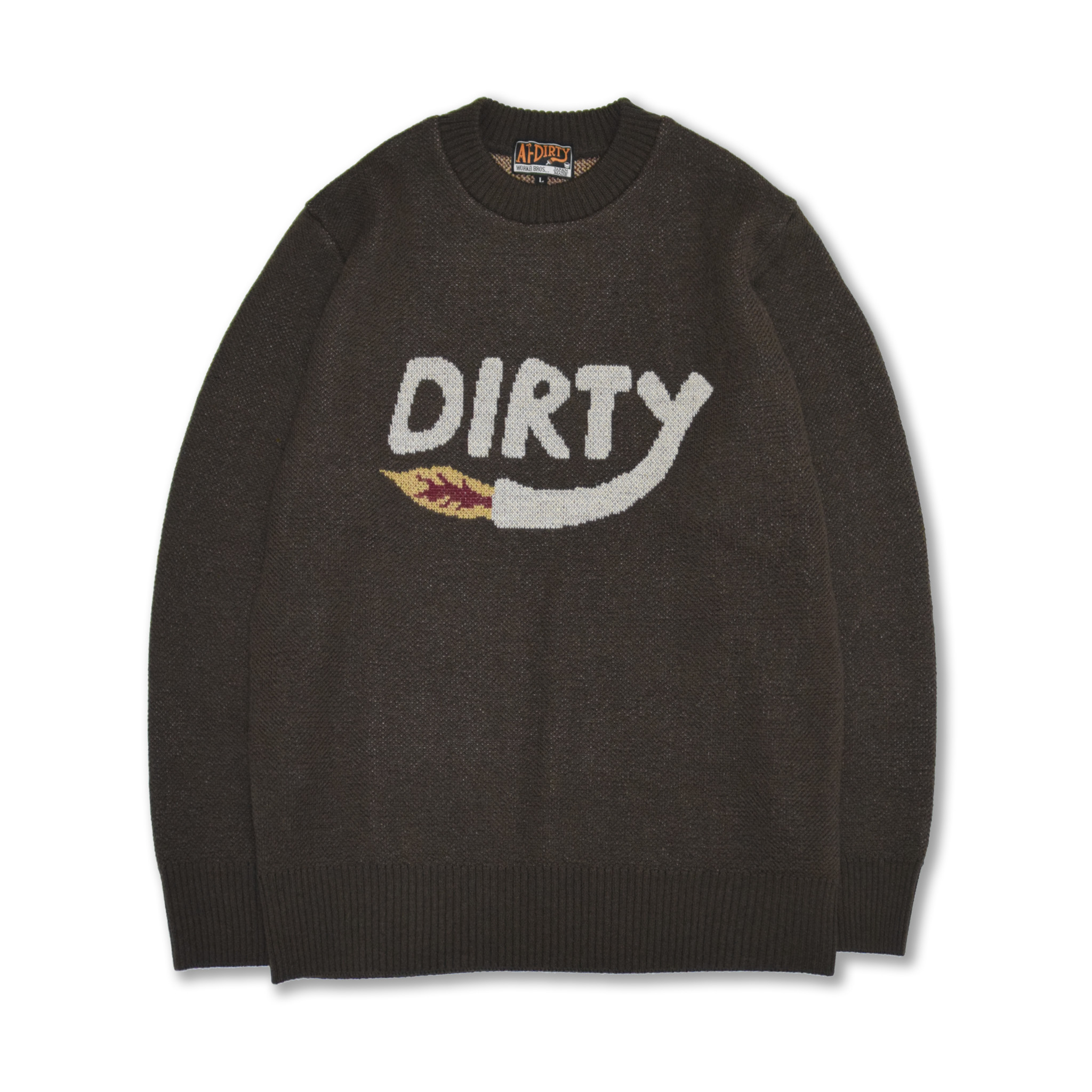 AT-DIRTY/DIRTY FIRE KNIT (BROWN)