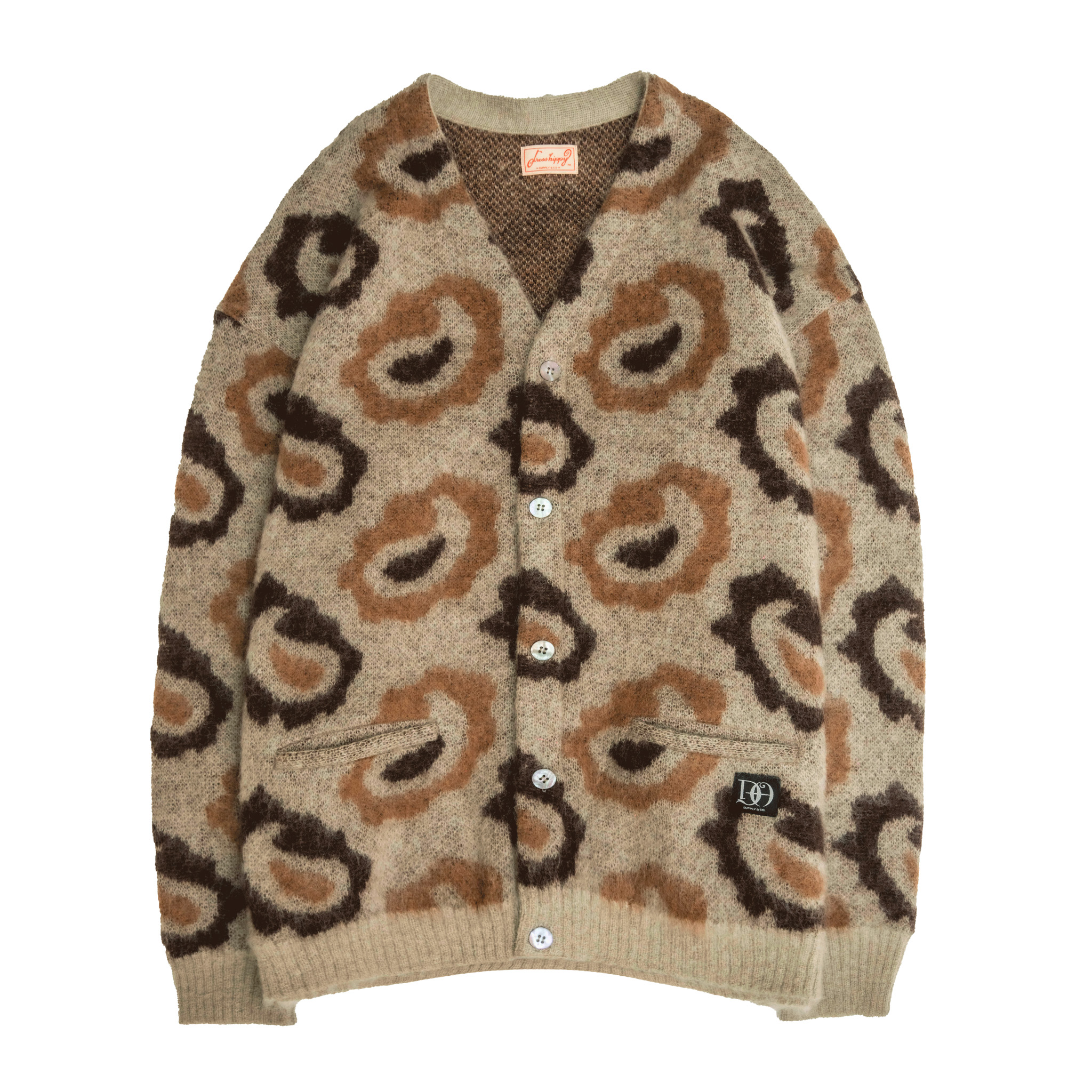 DRESS HIPPY/DH PAISLEY MOHAIR CARDIGAN (BEIGE)