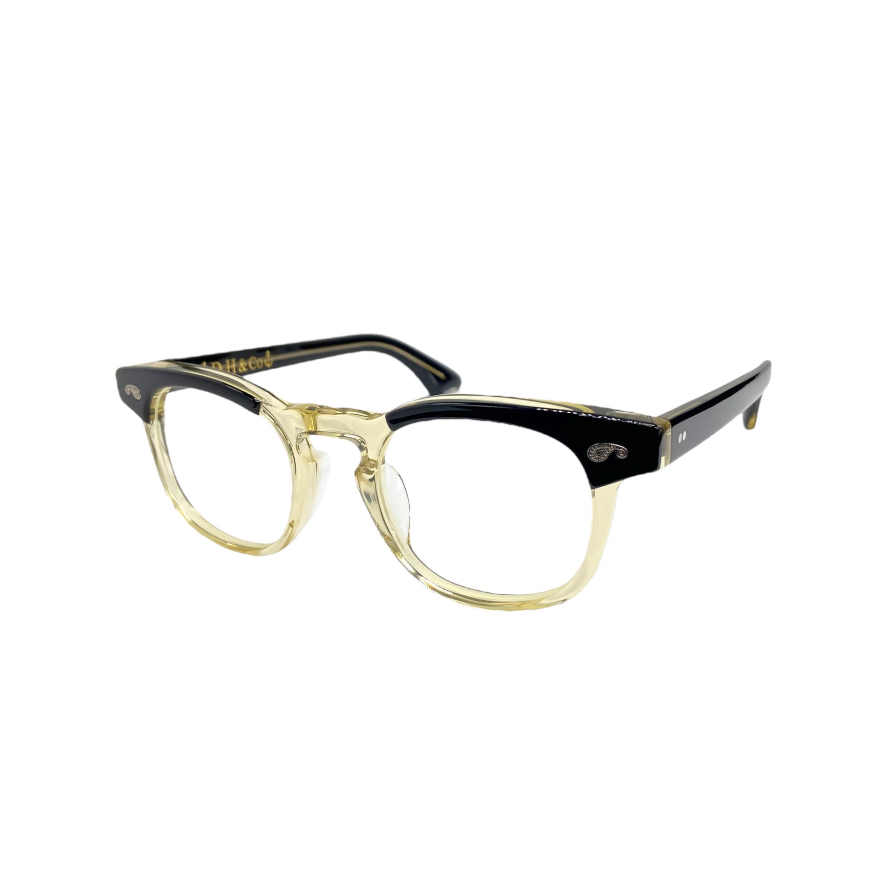 DRESS HIPPY/FIRST GLASSES (2TONE BLACK )
