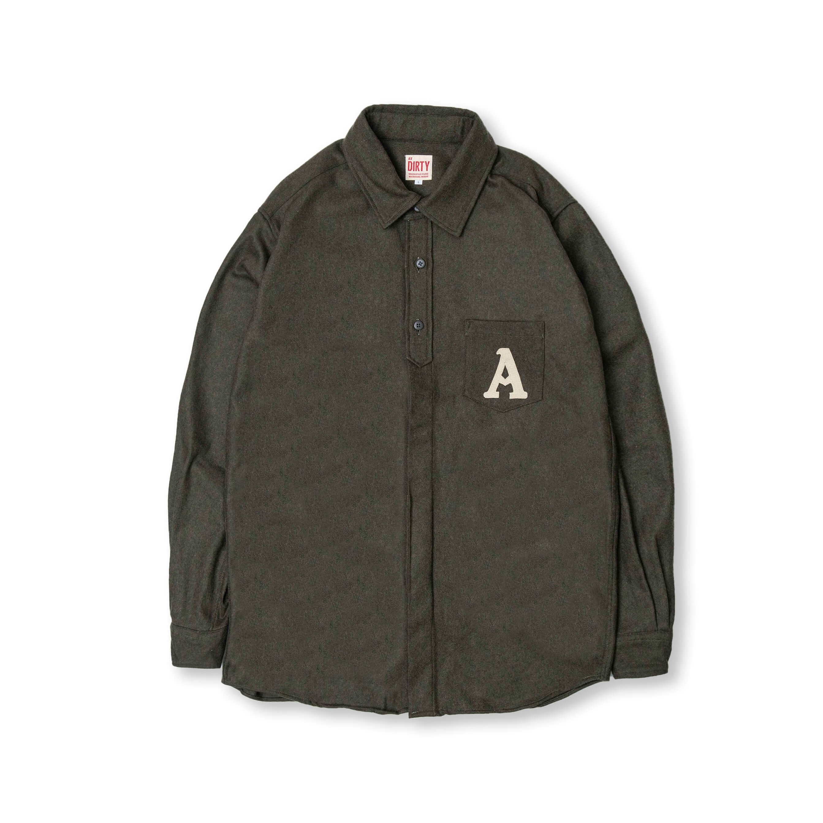 AT-DIRTY/ATD UMPIRE L/S SHIRT (OLIVE)