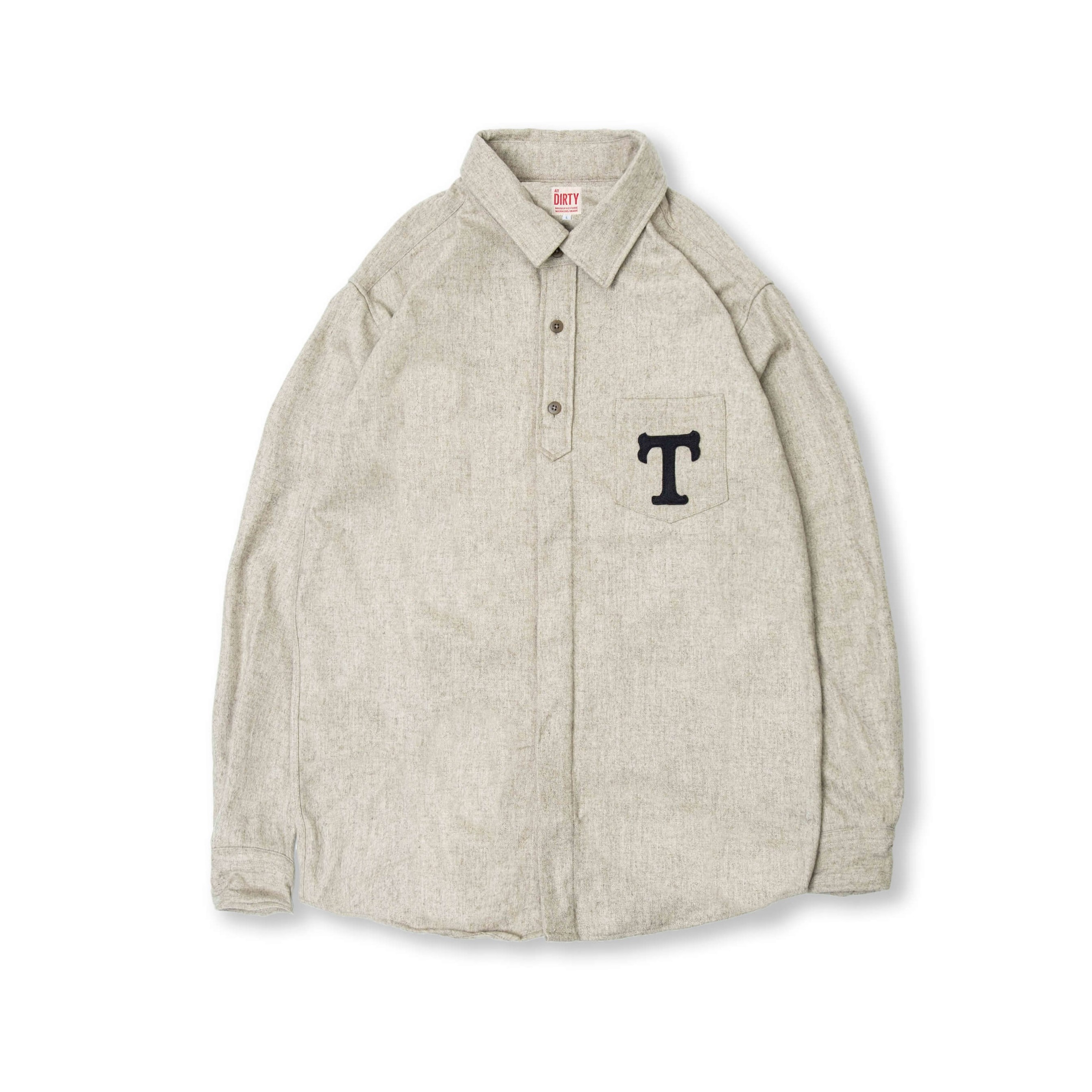 AT-DIRTY/ATD UMPIRE L/S SHIRT (BEIGE)