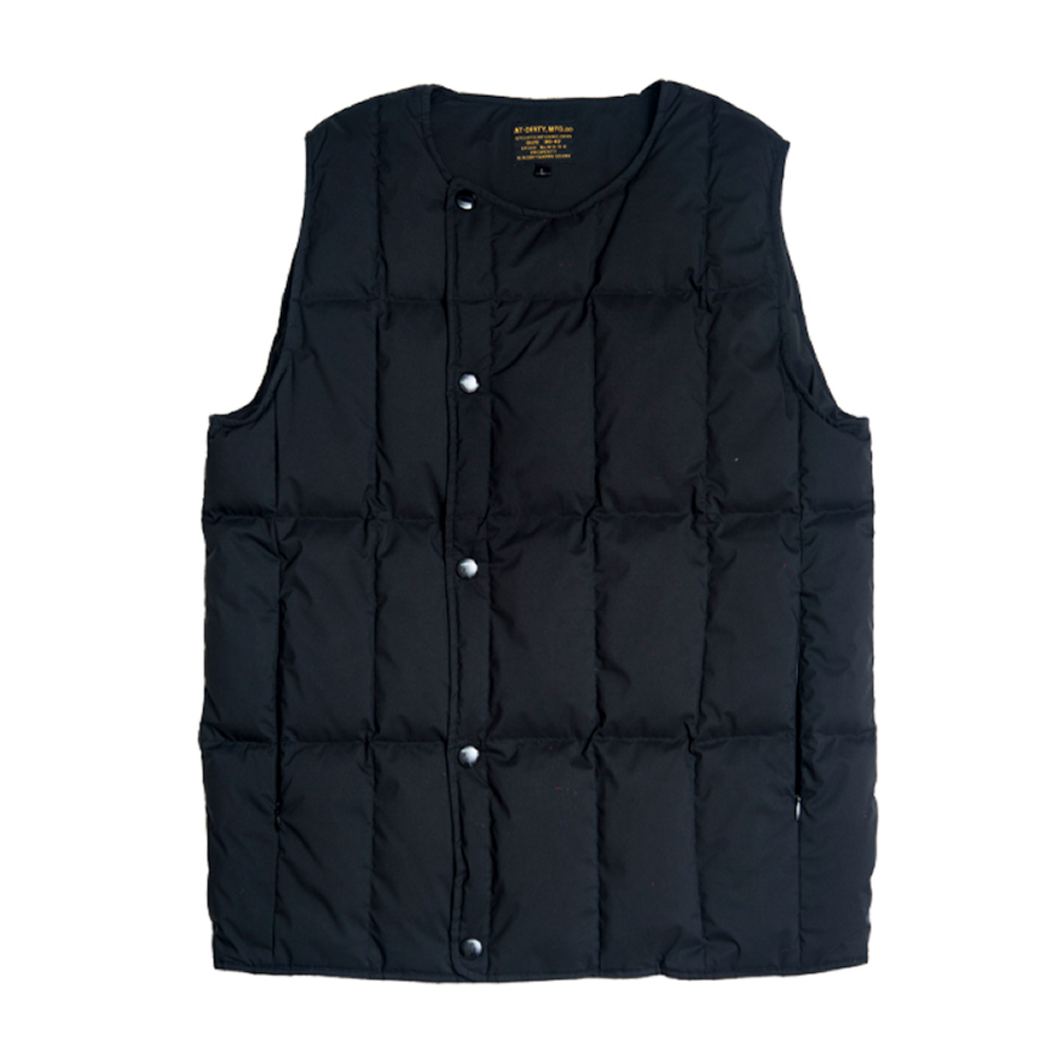 AT-DIRTY/ATD-ARMOR DOWN VEST (BLACK)