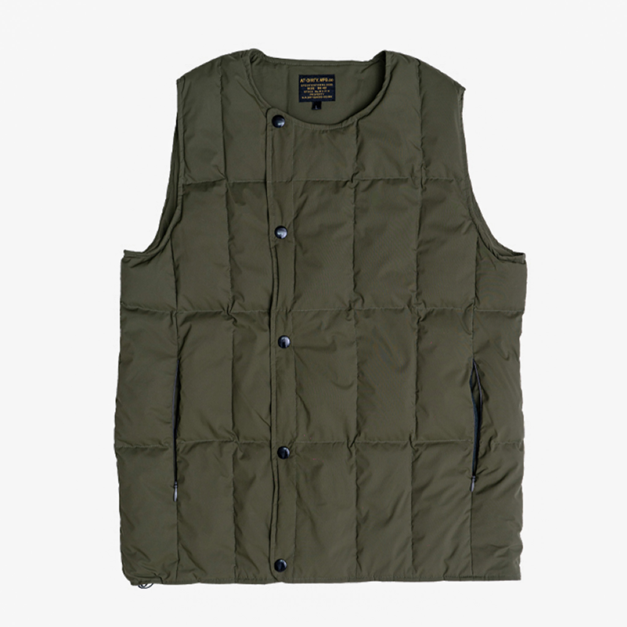 AT-DIRTY/ATD-ARMOR DOWN VEST (OLIVE)