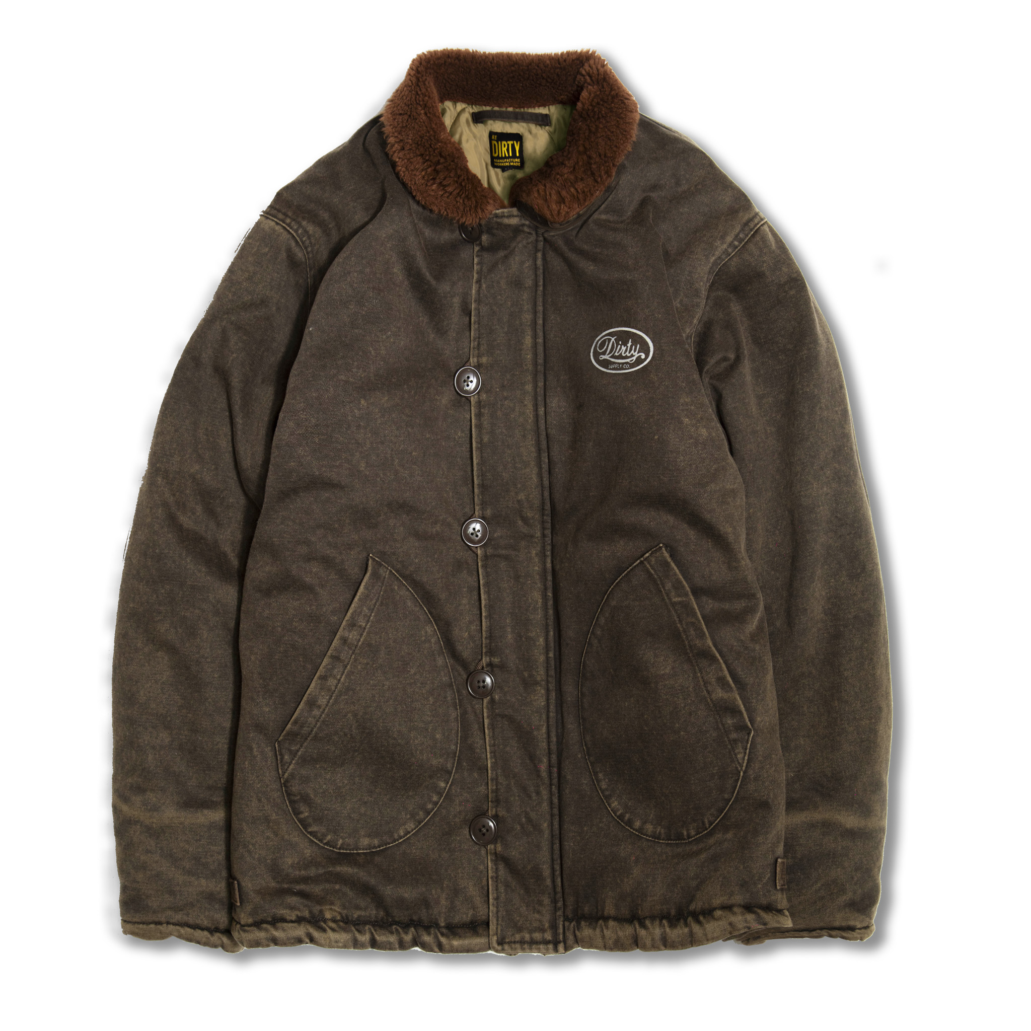 AT-DIRTY/ATD WARM DECKJACKET (V.KHAKI)
