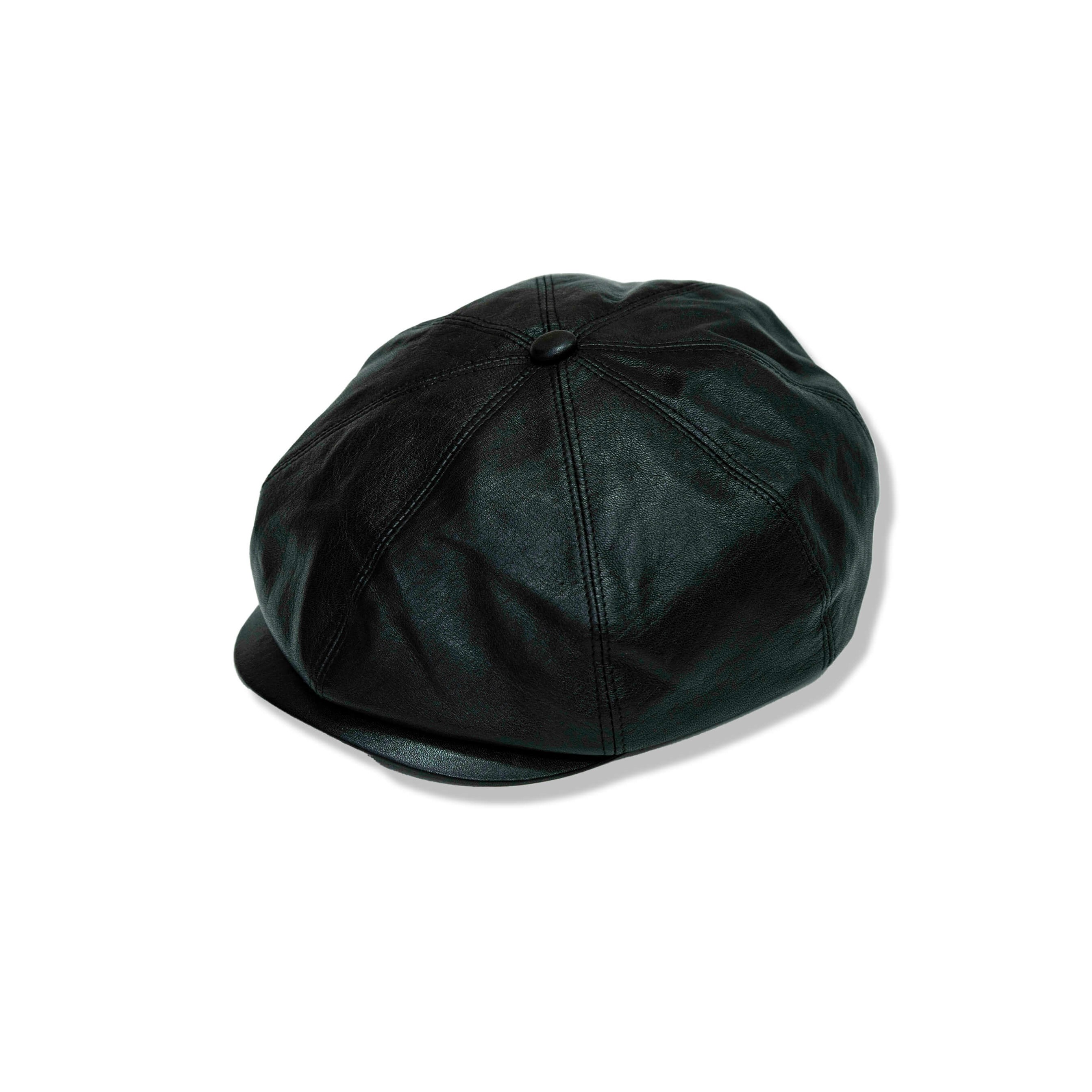 DRESS HIPPY/DH LEATHER CASQUETTE (BLACK)