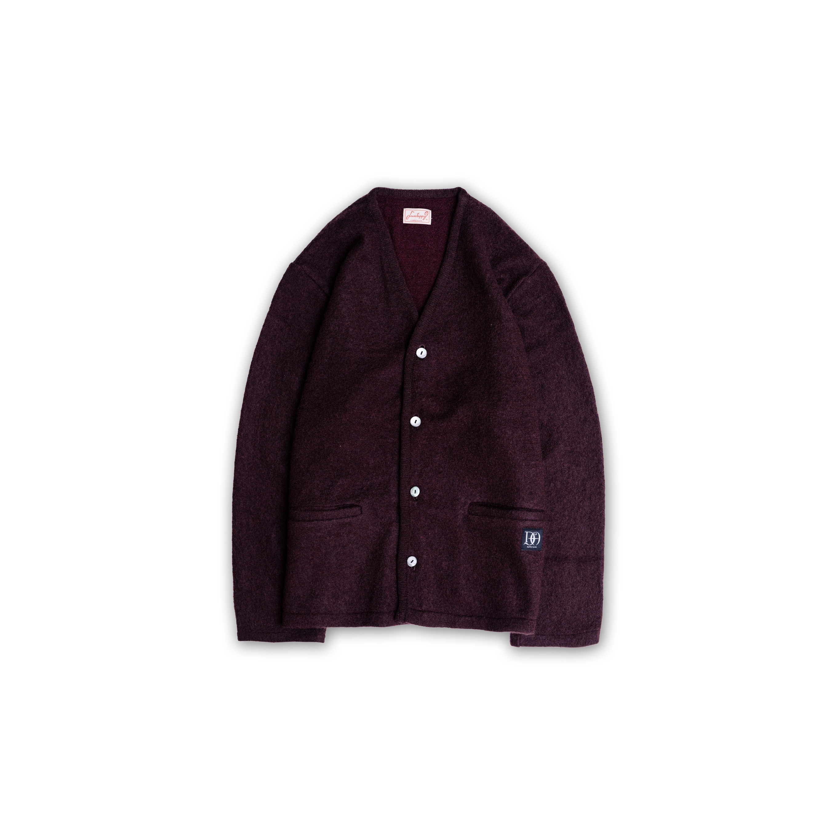 DRESS HIPPY / DH-MOHAIR CARDIGAN(BURGUNDY)