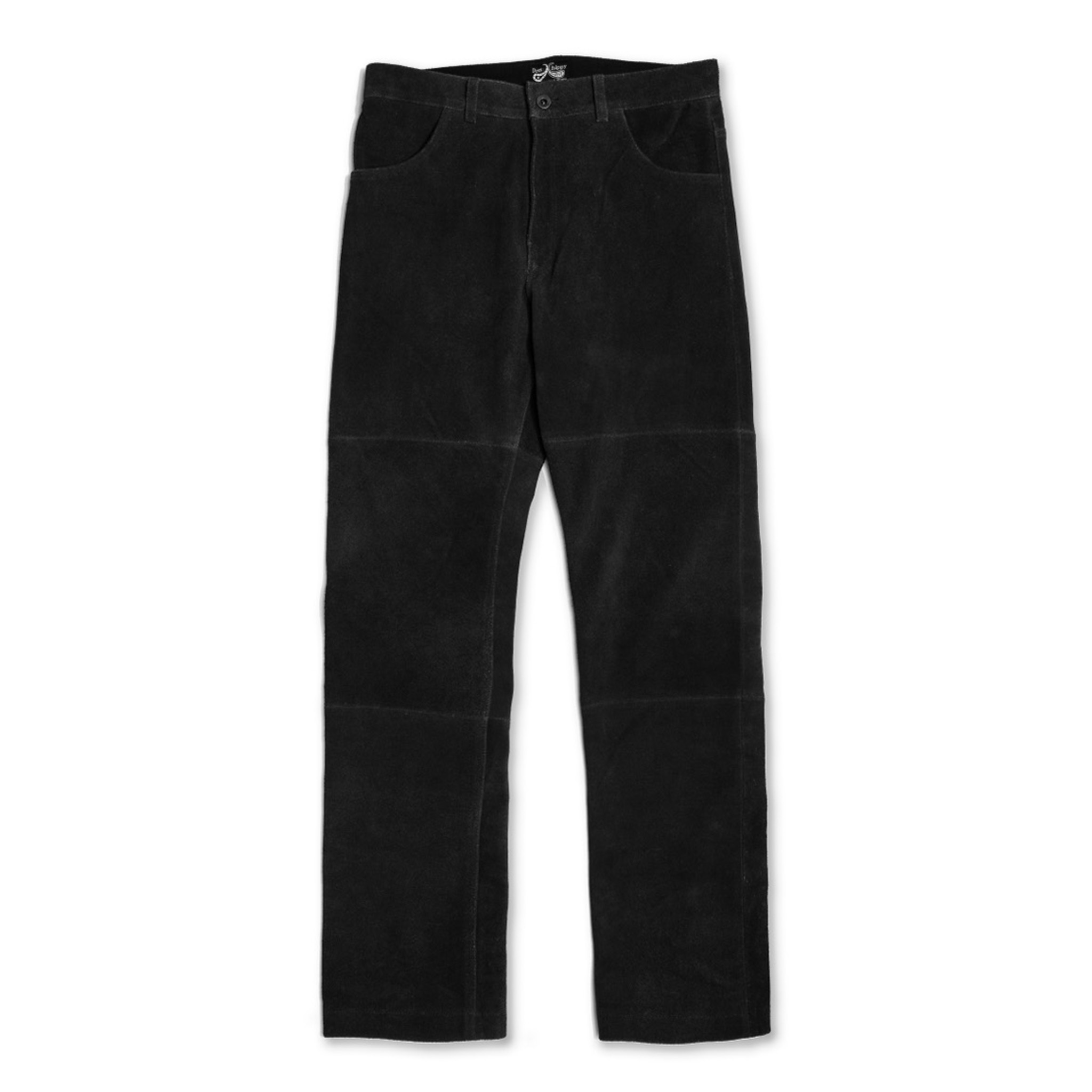 DRESS HIPPY/TOPPER LEATHER PANTS -SUEDE- （BLACK）