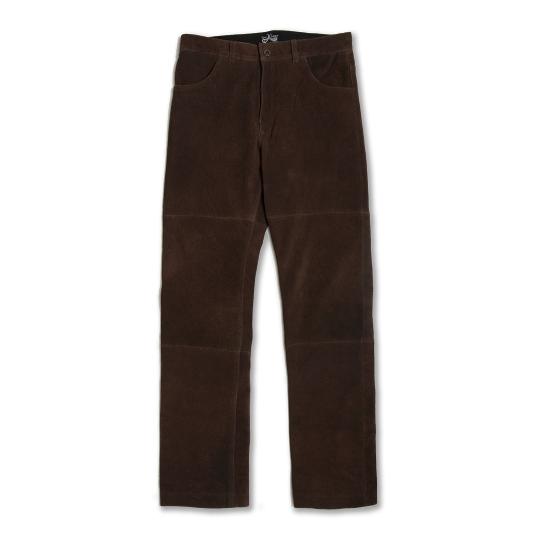 DRESS HIPPY/TOPPER LEATHER PANTS -SUEDE- （BROWN）