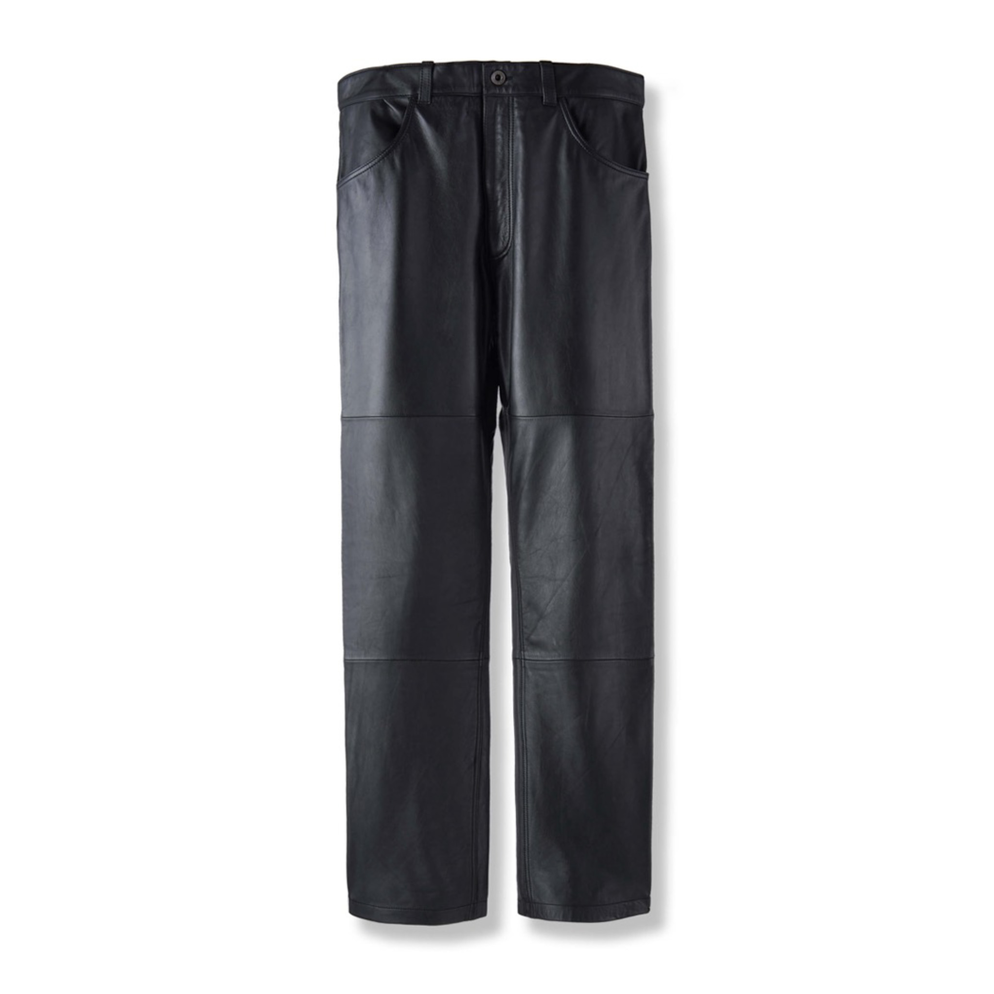 DRESS HIPPY/TOPPER LEATHER PANTS （BLACK）