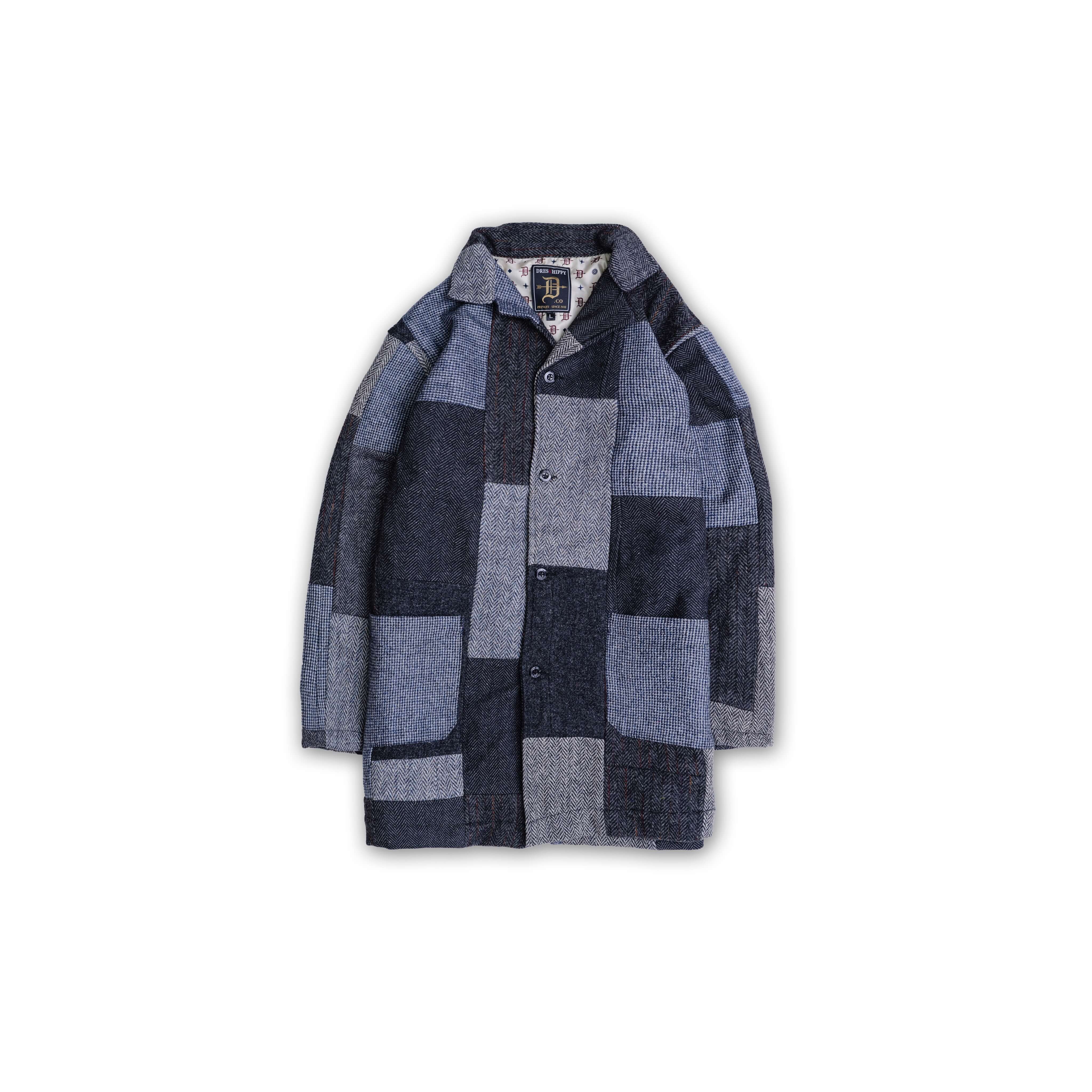 DRESS HIPPY/HARRIS PATCHWORK CHESTER (BLACK MIX)