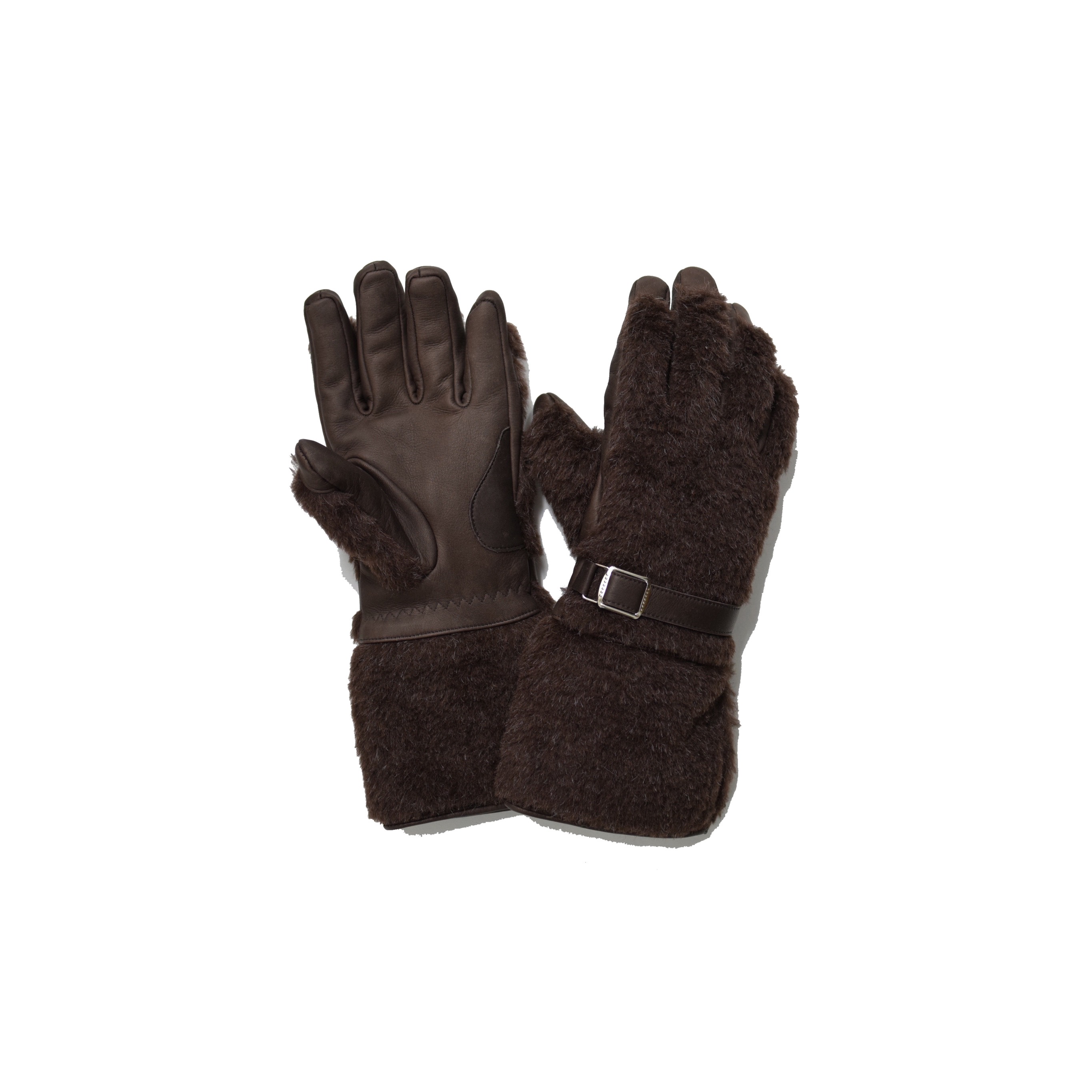 AT-DIRTY/GRIZZLY GAUNTLETS GLOVES (BROWN)