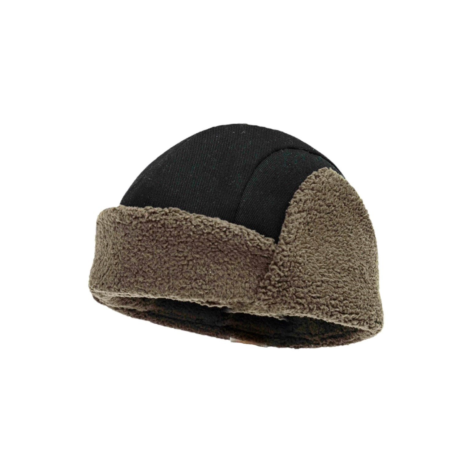 AT-DIRTY/FIELD CAP (BLACK × BROWN)