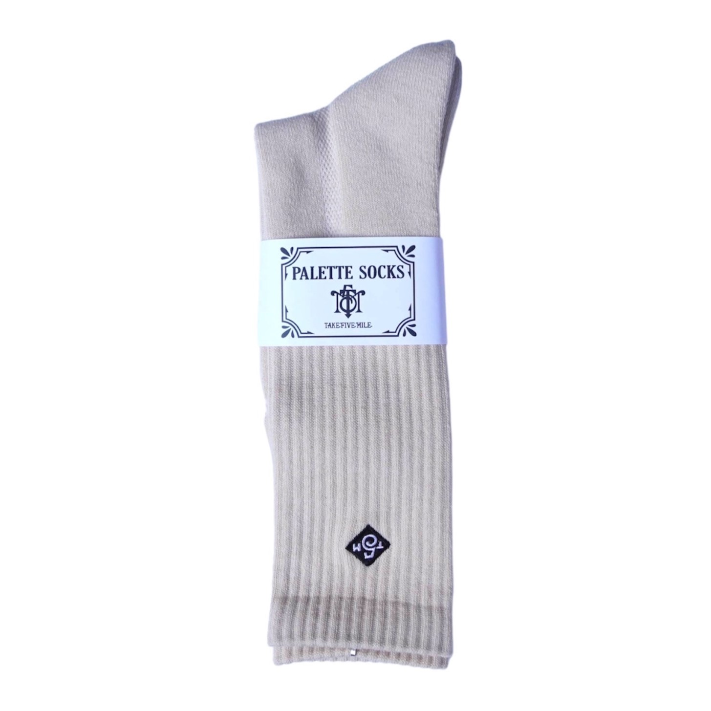TAKE FIVE MILE/PALLET SOCKS LONG (IVORY)